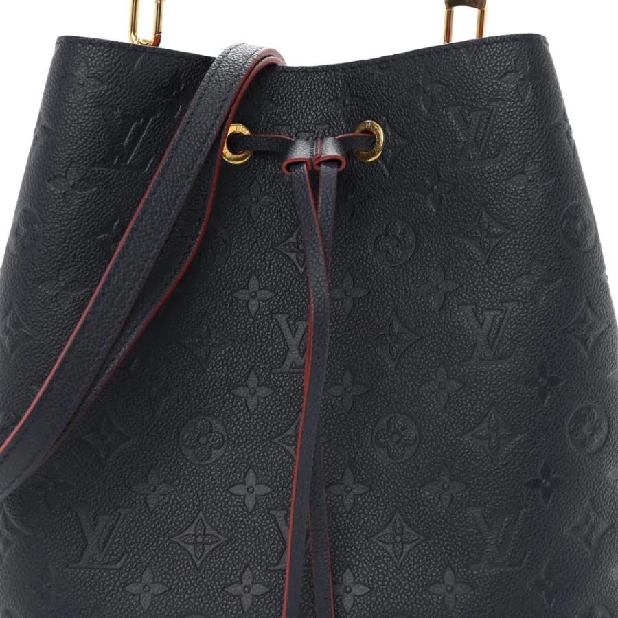 Louis Vuitton NeoNoe MM Marine Rouge Empreinte Leather