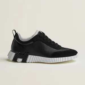 HERMES black Sneakers Bouncing Sports Shoes
