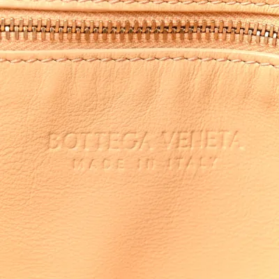 Bottega Veneta Maxi Intrecciato Teen Jodie Hobo Almond Nappa Leather