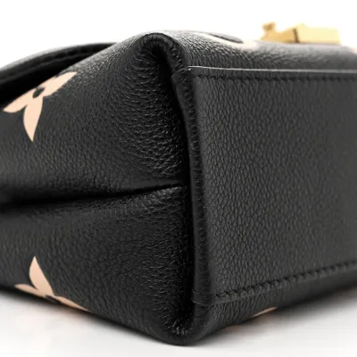 Louis Vuitton Madeleine BB Black/Beige Giant Monogram Empreinte Leather