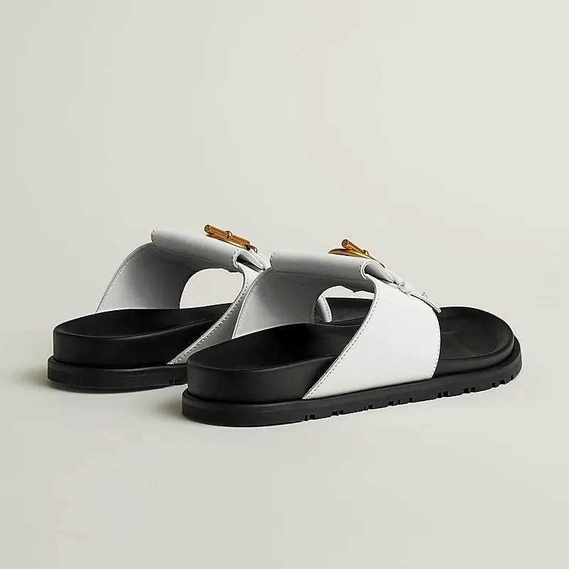 HERMES Joyce white Slippers