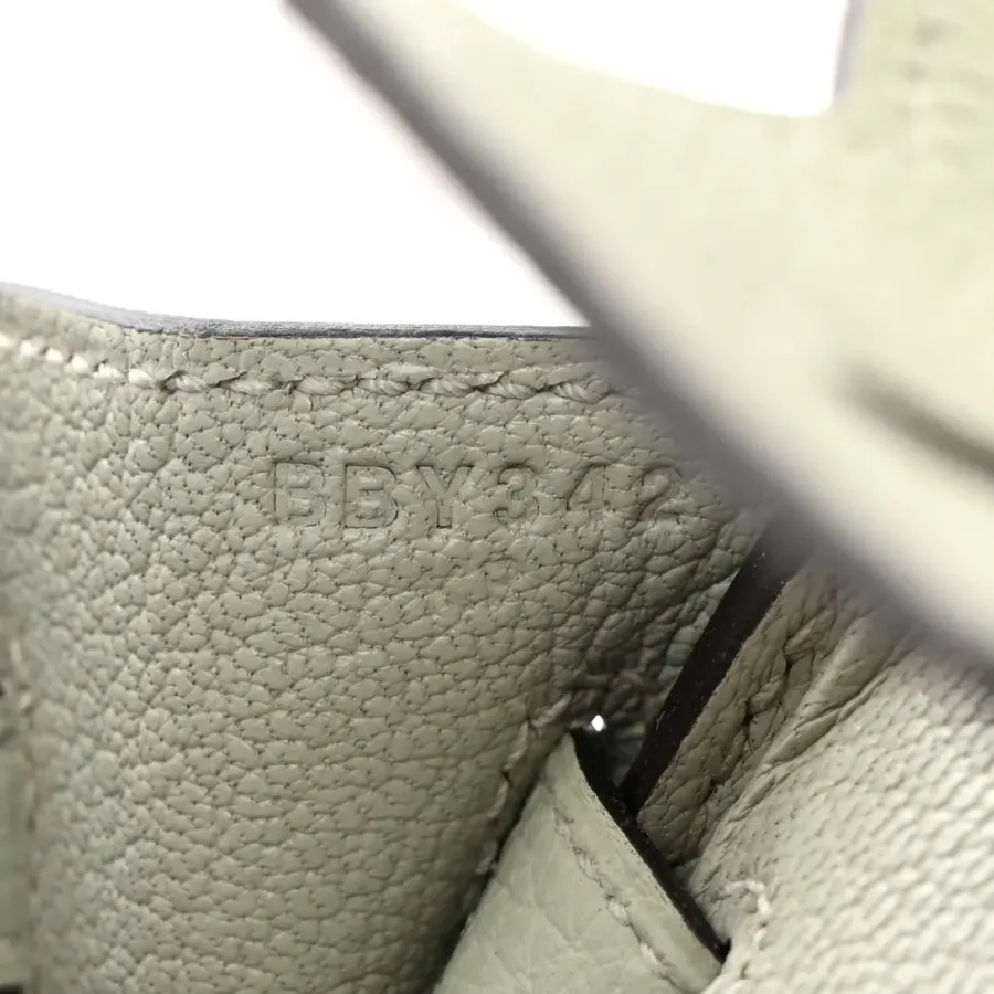 Hermès Birkin 25 Gris Neve Togo Leather Palladium Hardware