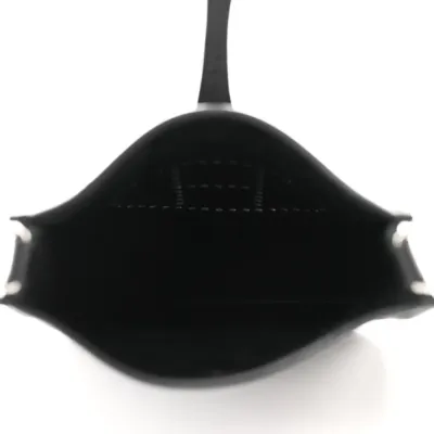 Hermès Evelyne TPM Black Taurillon Clemence Leather Silver Hardware