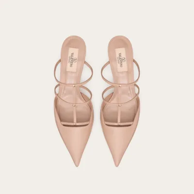 VALENTINO Calf leather heels (6cm high heel)