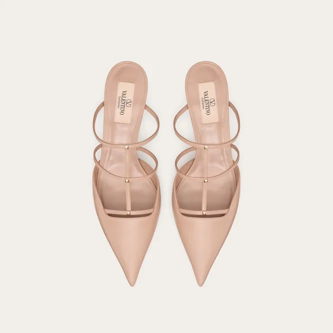 VALENTINO Calf leather heels (6cm high heel)