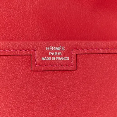 Hermès Jige Elan 29 Clutch Rouge Tomate Swift Leather