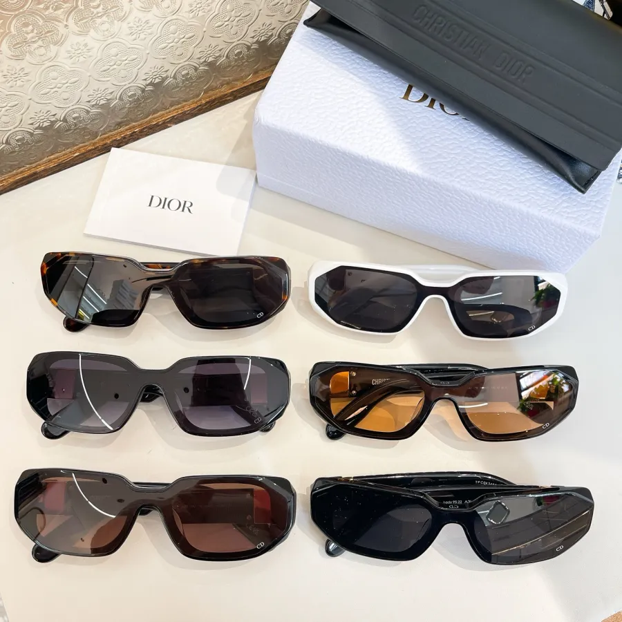 DIOR wrap glasses black purple/black/black tawny/white/black orange color Size 50口21-140