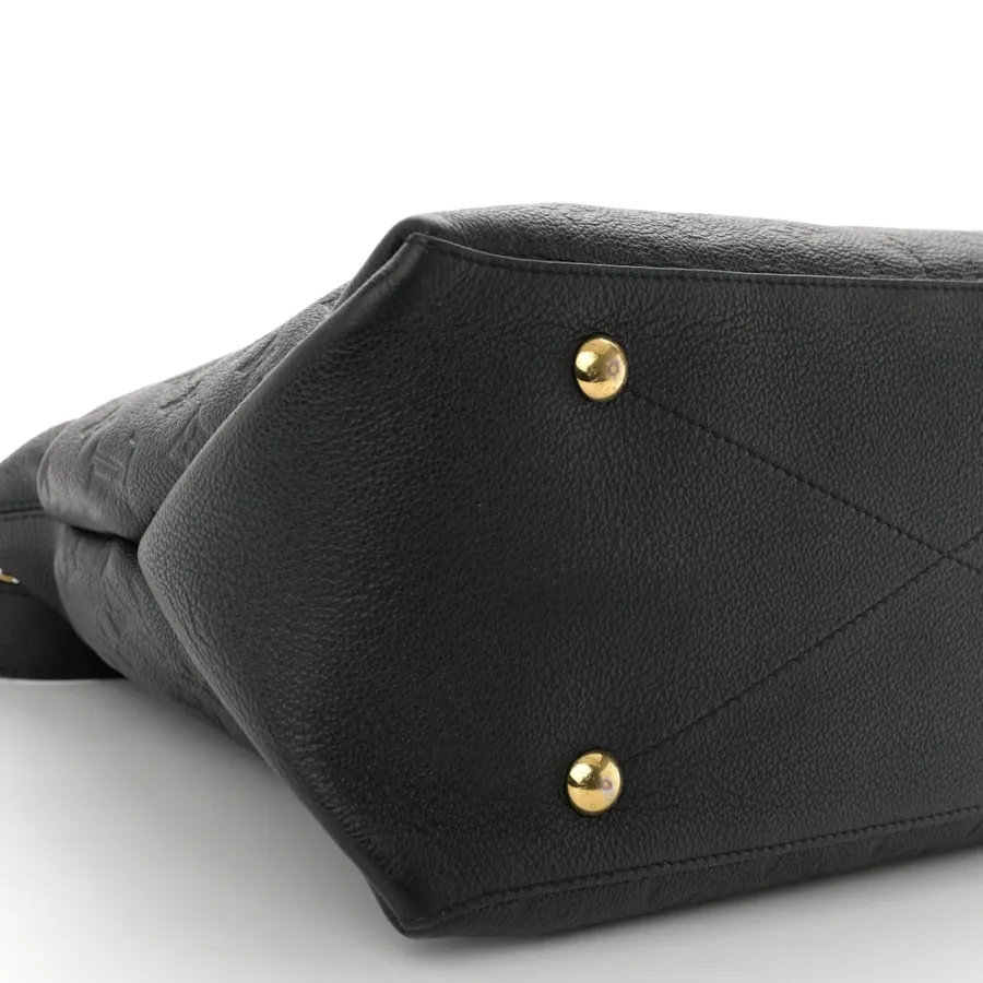 Louis Vuitton Maida Hobo MM Black Empreinte Leather Gold Hardware
