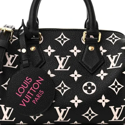Louis Vuitton Spring in the City Speedy Bandoulière 20 Black/White/Pink Monogram Empreinte Leather
