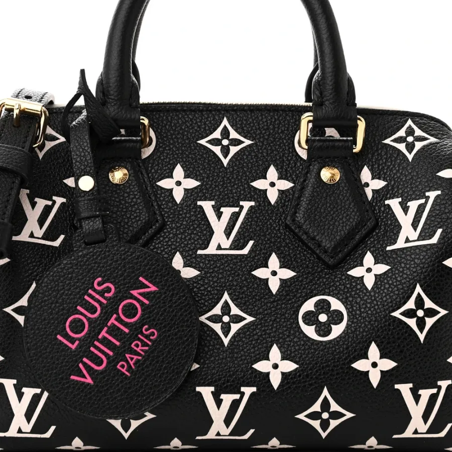 Louis Vuitton Spring in the City Speedy Bandoulière 20 Black/White/Pink Monogram Empreinte Leather