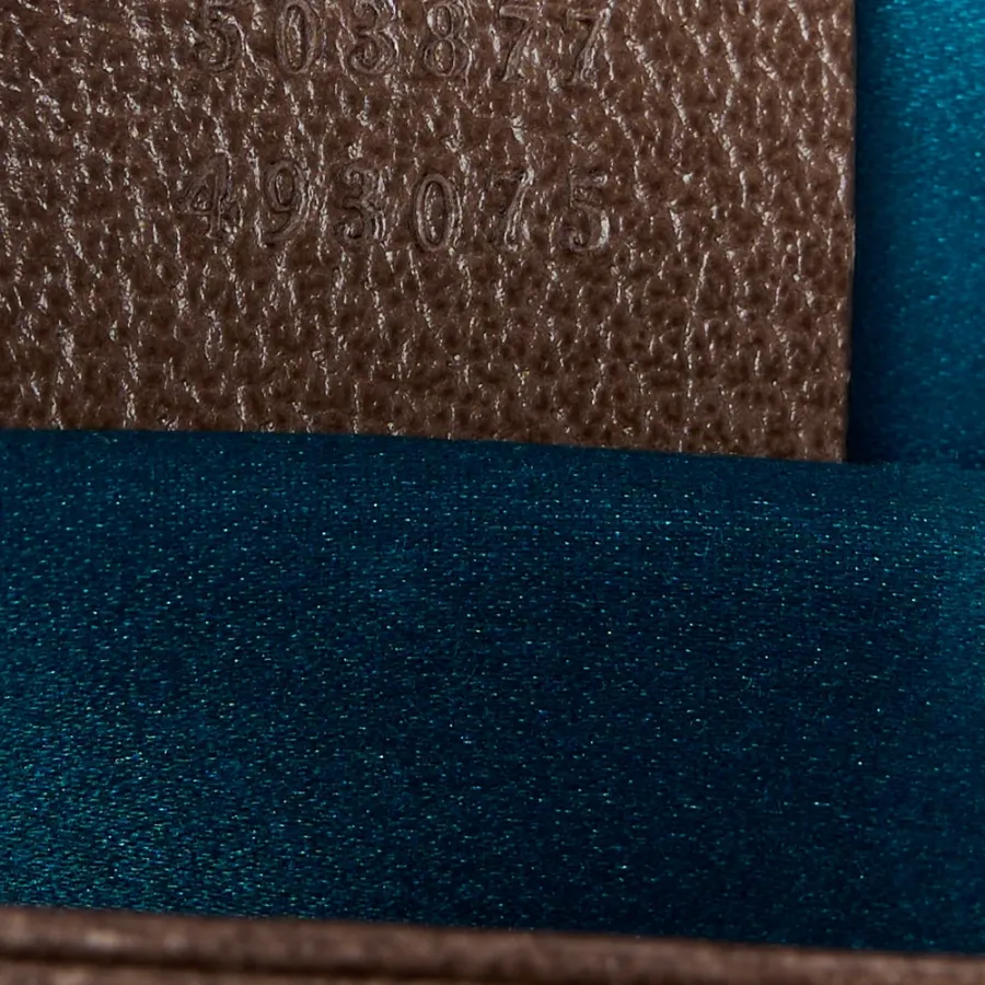 Gucci Small Web Ophidia Chain Shoulder Bag Beige/Brown GG Supreme Monogram Canvas Gold Hardware