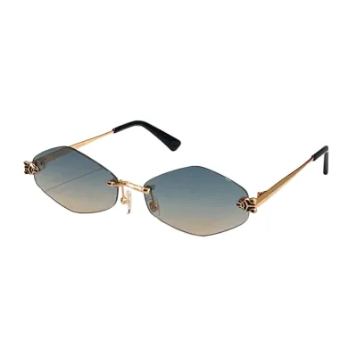 Cartier glasses blue/black gold/red/black silver/purple gold/brown/grey/purple silver/gradient blue color Size 48口21-145