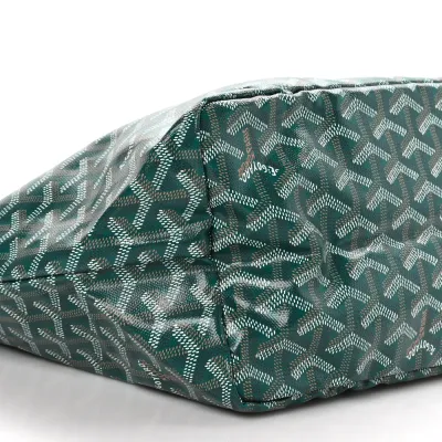 Goyard Saint Louis Tote PM Green Goyardine Canvas