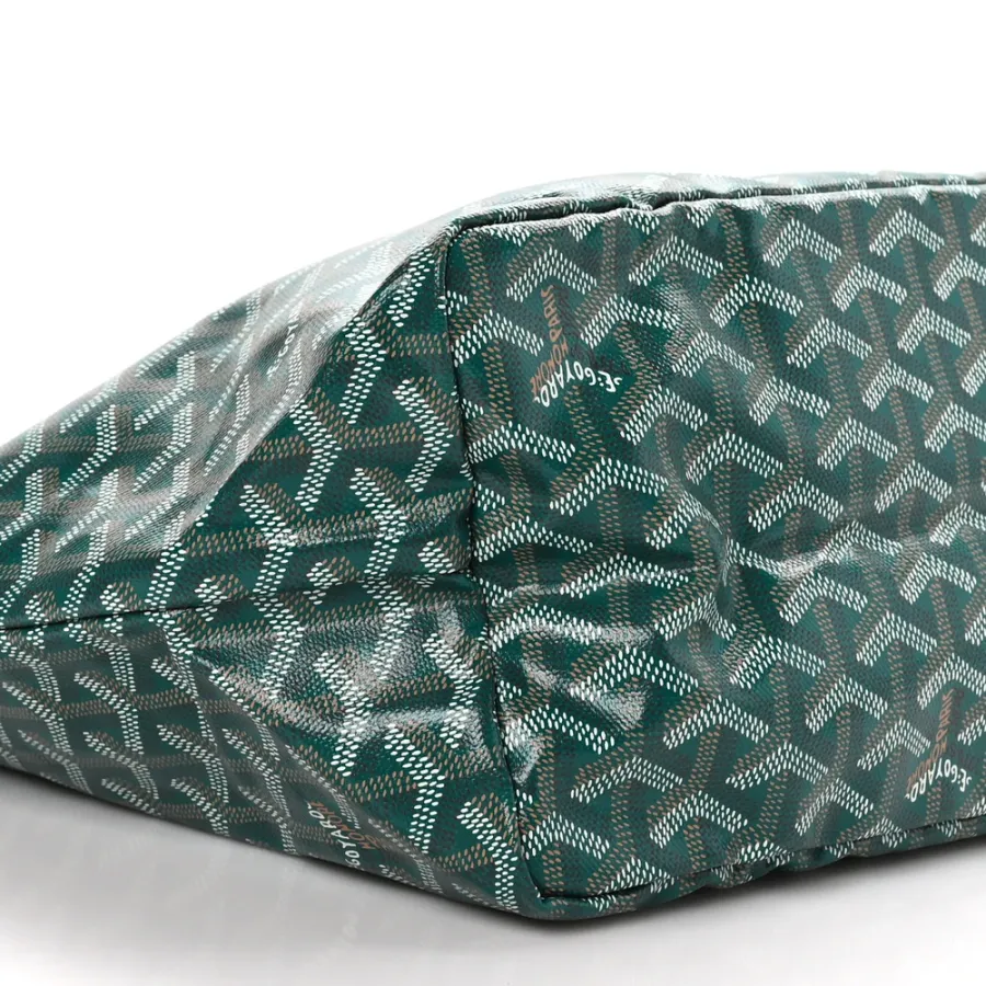 Goyard Saint Louis Tote PM Green Goyardine Canvas