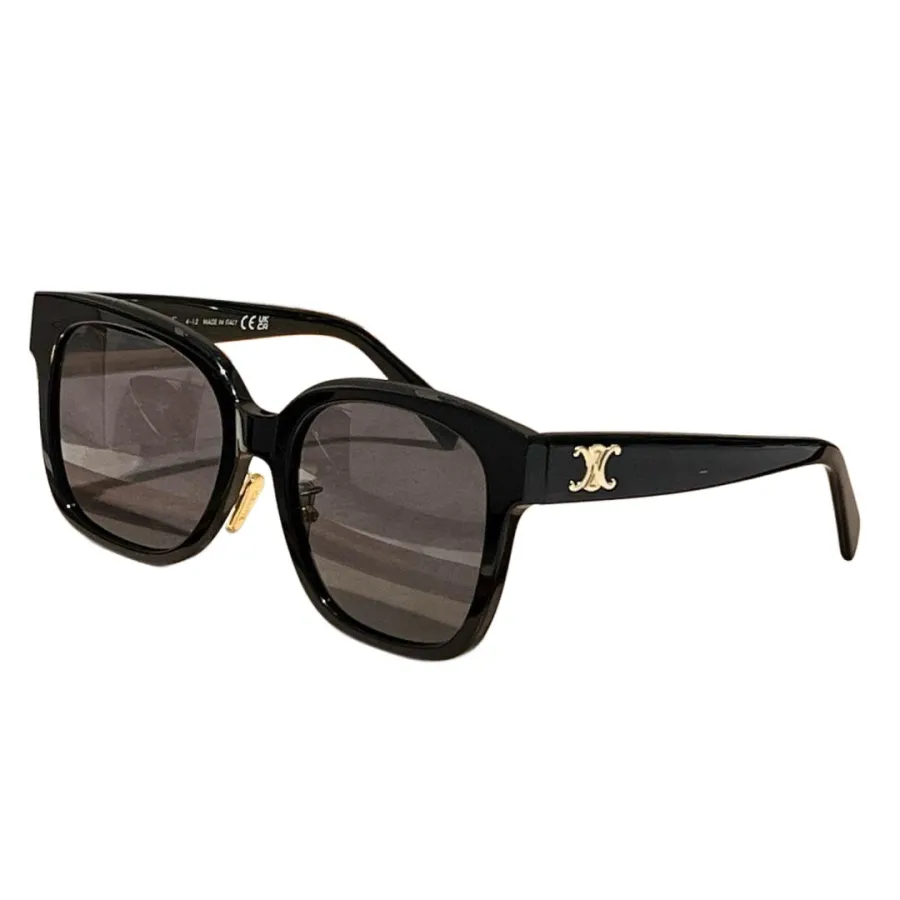 Celine  square frame glasses pink/black/leopard/white black/white orange color Size 55-21-145