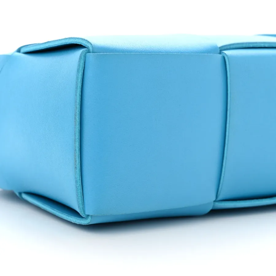 Bottega Veneta Maxi Intrecciato Mini Arco Tote Pool Grained Calfskin Leather