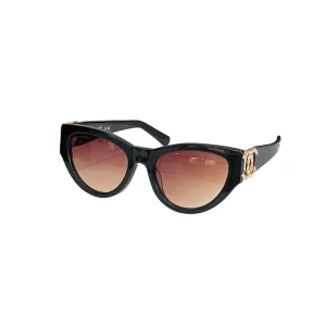 CHANEL glasses Leopard-print gold/Pink gold/Brown gold/Black silver/Black gold/Black gold pink color size 56口16-140