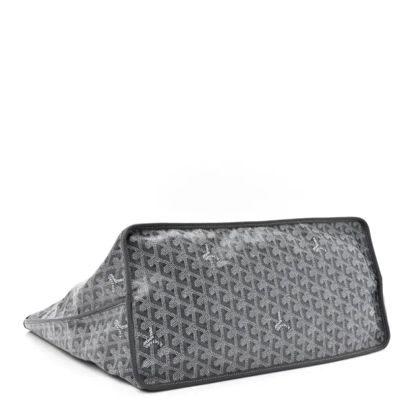 Goyard Reversible Anjou Tote GM Grey Goyardine Canvas - Image 6