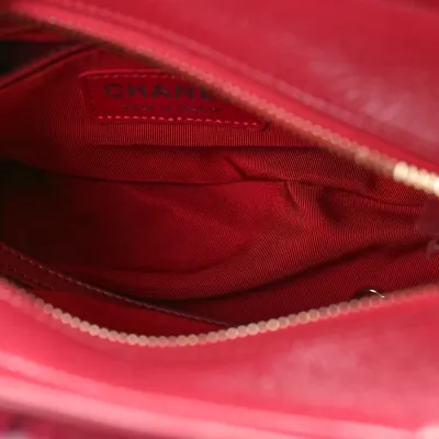 Grade Chanel Gabrielle Hobo Bag | Red Tweed   Calfskin