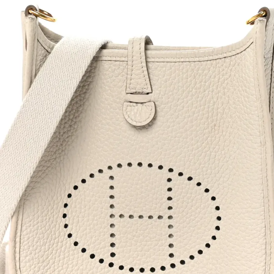 Hermès Amazone Evelyne TPM Béton Taurillon Clemence Leather Palladium Hardware