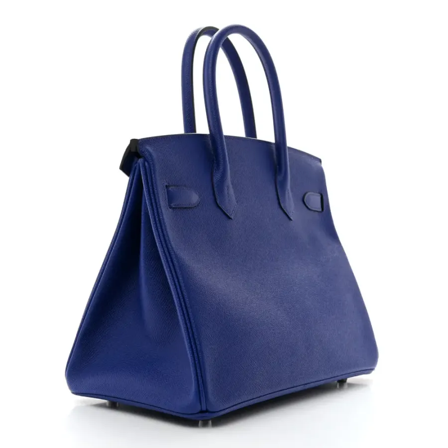 Hermès Birkin 30 Bleu Electrique Epsom Leather Palladium Hardware