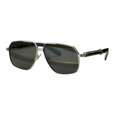 Cartier Pilot glasses black camouflage/black gold/brown gold/grey silver/green gold/black silver/white gold color Size 61口12 -145