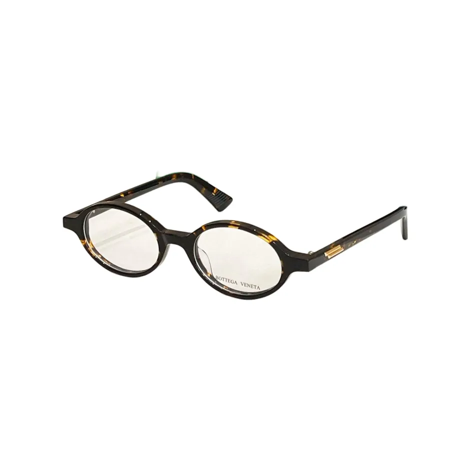 Bottega Veneta Oval glasses brown leopard/green leopard/black leopard/black/orange black/red/transparent black/transparent leopard/pink color Size 49口21-145
