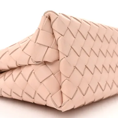 Bottega Veneta Small Intrecciato Andiamo Shoulder Bag Nude Nappa Leather