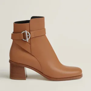 HERMES Jill  Brown ankle boots