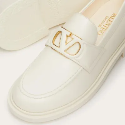 VALENTINO Calf leather loafers
