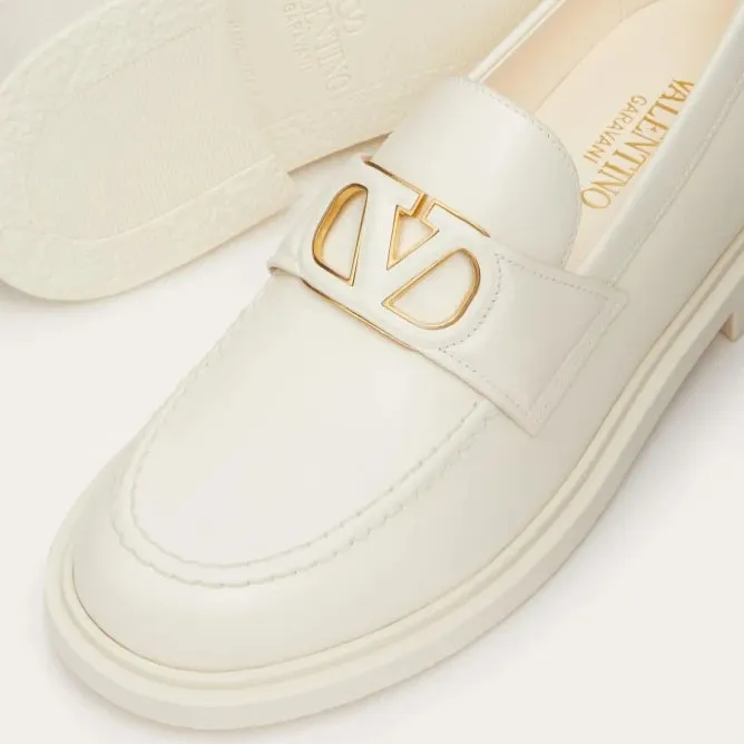 VALENTINO Calf leather loafers