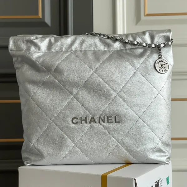 Chanel 22bags Silver / Grey Shoulder Bags - Image 2