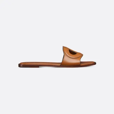 Dior brown flat slippers
