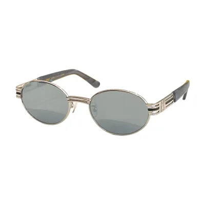 Fendi Oval glasses black gold/leopard brown/silver/brown/eggplant/gun black color Size 55口20-145