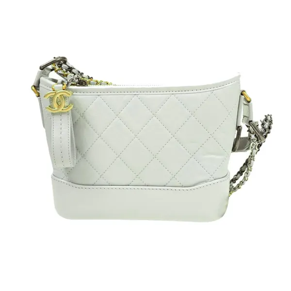 Chanel Bag White Quilted Calfskin Leather Shoulder Bags Crossbody Bags