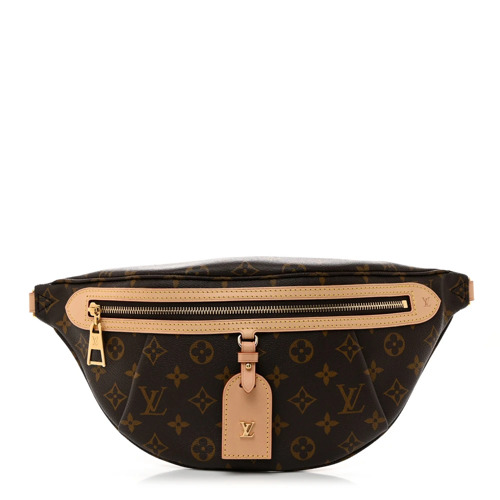 Louis Vuitton Cintura Alta Bumbag PM em Canvas Monogram com Hardware Dourado