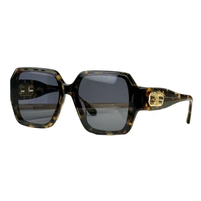 Celine square frame glasses black white/black/black brown/eggplant/leopard/ivory color Size 61口16 140