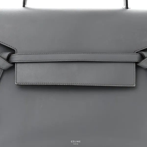 Celine Mini Belt Bag Storm Smooth Calfskin Leather Gold Hardware - Image 8