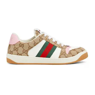 Gucci Screener série tênis esportivos femininos Sneakers