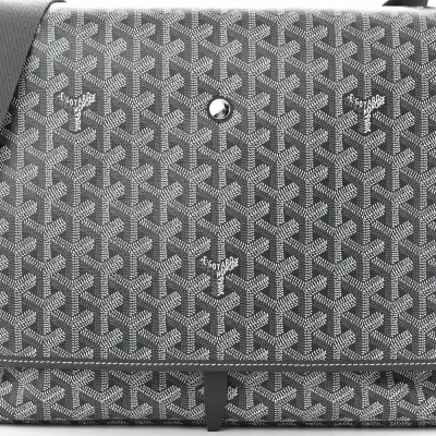 Goyard Medium Capetien Messenger Bag Grey Goyardine Canvas