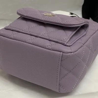 Chanel Purple / Pink / Green / White / Black Backpacks