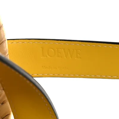 Lushentic Loewe Basket Tote Bag | Luxe Raffia   Leather