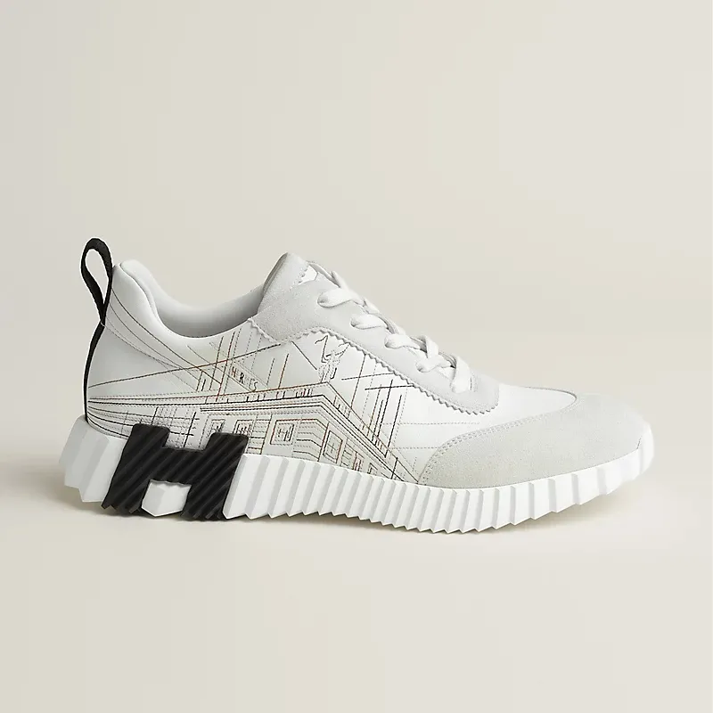 HERMES Sneakers Bouncing Sports Shoes