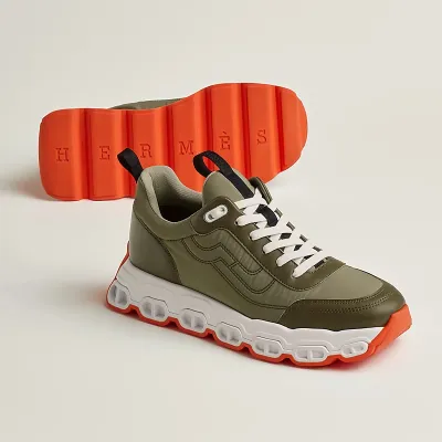 HERMES lmpulse Sneakers Green Sports Shoes