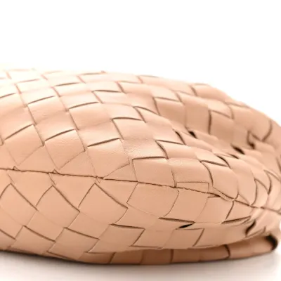 Bottega Veneta Mini Intrecciato Jodie Sandalwood Nappa Leather