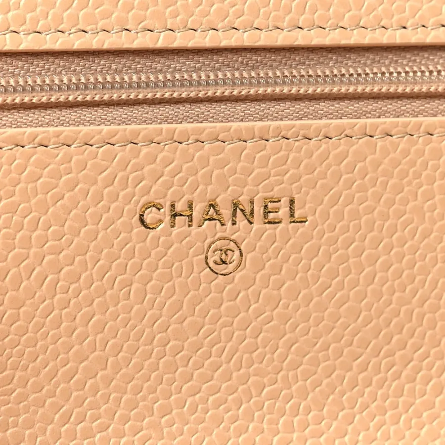 Chanel WOC Small Quilted Caviar Bag