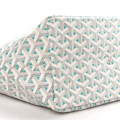 Goyard Saint Louis Claire Voie PM White Opaline Goyardine Canvas