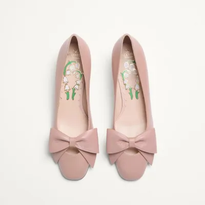 VALENTINO Sheepskin heels (4.5 cm high heel)