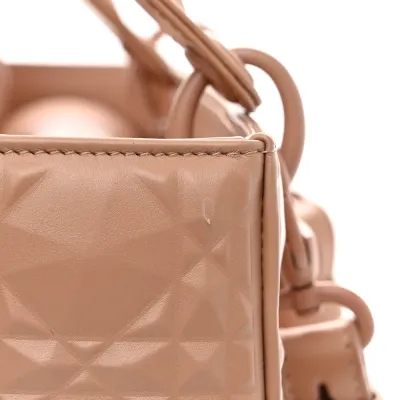 Dior Small My ABCDior Lady Dior Rose Des Vents Diamond Cannage Calfskin Leather Incognito Hardware