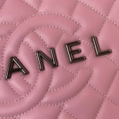Chanel Pink / white / Black / Gold / Silver Star crossbody bag